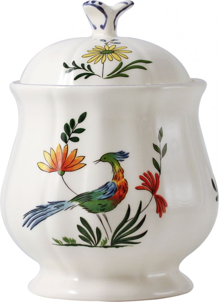 B 1 SUGAR BOWL OISEAUX PARADIS 300 мл.-В 13 см.,   0111CSU048 GIEN, Райская птица