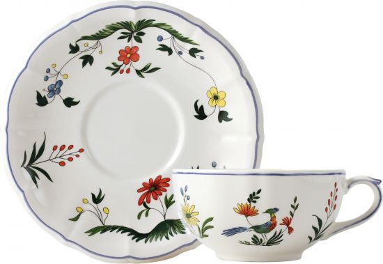 B 2 BREAKFAST CUPS/SCRS OISEAUX PARADIS 300 мл.,   - Д  18 см.,   -В.,  6,4 см.,   01112PTA26 GIEN, Райская птица B 2 BREAKFAST CUPS/SCRS OISEAUX PARADIS 300 мл.,   - Д  18 см.,   -В.,  6,4 см.,   01112PTA26 GIEN, Райская птица