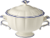 Супница, FILET COBALT, GIEN, 3л - В 23 см., 1541CSOU22