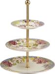 Этажерка для выпечки и фруктов MILLEFLEURS, Д 27,4 см - В 30 см - см,, GIEN Этажерка для выпечки и фруктов MILLEFLEURS, Д 27,4 см - В 30 см - см,, GIEN