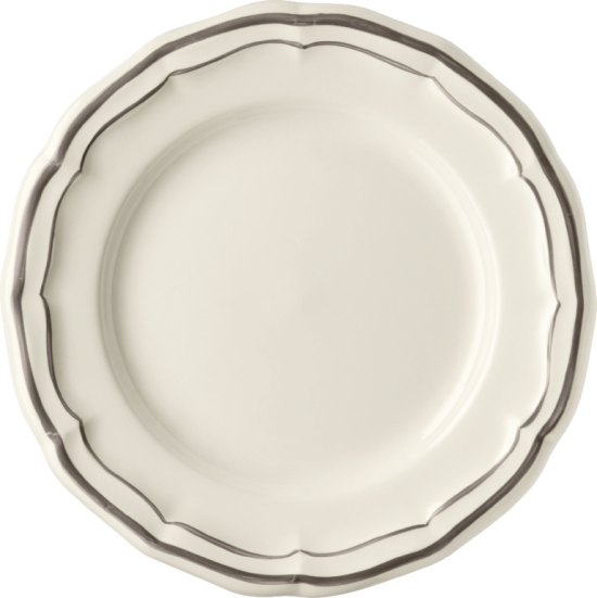 Набор тарелок для канапе 4 шт 16,5 см., FILET TAUPE, GIEN, 1692B4A522