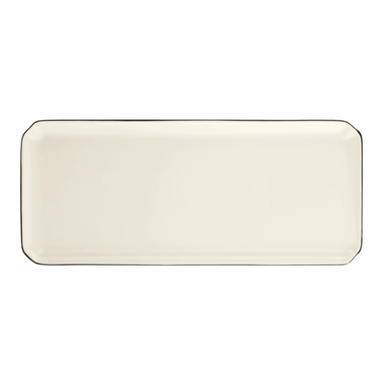 Блюдо прямоугольное 35.5 x 15 см., FILET TAUPE, GIEN, 1692CPCA48