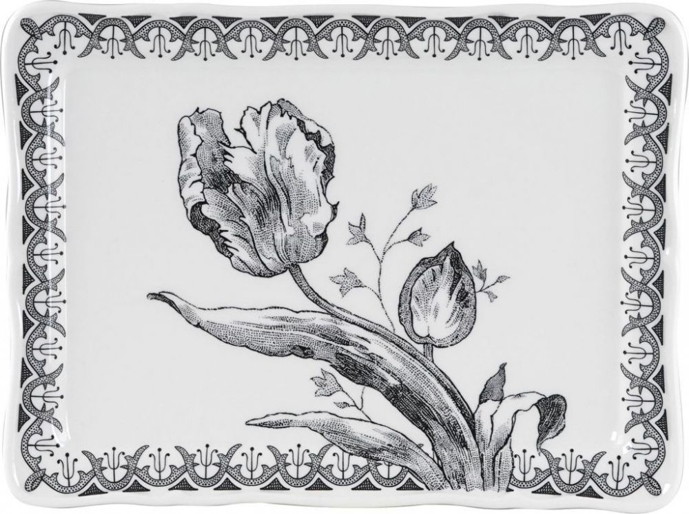 Прямоугольне блюдо , 17,8х13,5 см., TULIPS, GIEN