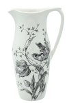 Кувшин Черные тюльпаны, TULIPES NOIRES, 1.2 л - В 25.5 см,, GIEN