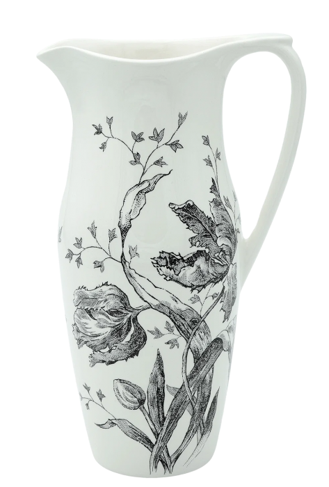 Кувшин Черные тюльпаны, TULIPES NOIRES, 1.2 л - В 25.5 см,, GIEN
