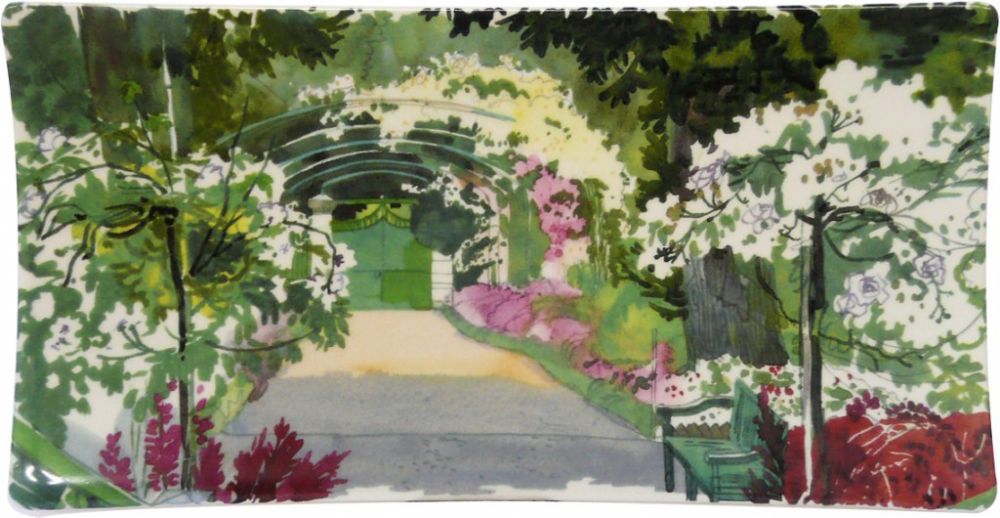 Блюдо прямоугольное 19,3 X 10 см., PARIS A GIVERNY GIEN