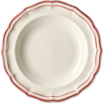 Набор глубоких тарелок 4 шт., FILET ROUGE, GIEN, Д 22,5 см.,