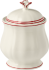 Сахарница, FILET ROUGE, GIEN, 300 мл., - В13 см.,