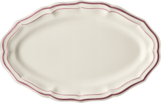 Овальное блюдо, FILET PIVOINE, GIEN, 41 X 26 см., Овальное блюдо, FILET PIVOINE, GIEN, 41 X 26 см.,