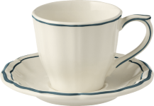 Набор чайных пар 2 набора, FILET ACAPULCO, GIEN, 17,5 мл. - Д 14,5 см. - В 7,4 см., 18322PTU49 Набор чайных пар 2 набора, FILET ACAPULCO, GIEN, 17,5 мл. - Д 14,5 см. - В 7,4 см., 18322PTU49