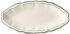 Овальное блюдо, FILET CELADON, GIEN, 26,5 X 13,2 см.,