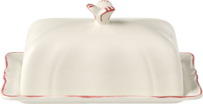 Масленка, FILET CORAIL, GIEN, 17,8 X 13,5 см.,