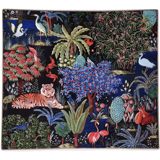 Блюдо для фруктов 29,5 x 26,5 см., Le jardin du palais, Дворцовый сад , Gien, 1853CCCA01