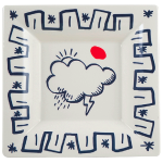 Блюдо квадратное Облако, Сентементальный архипелаг, 22х22 см., Gien