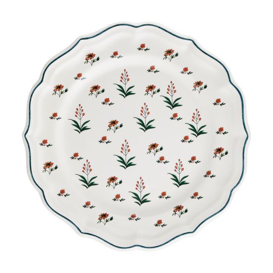 Набор тарелок суп - паста 4 шт. Д  22.5 см.,Herbier du Paradis, 1866B4AY22 GIEN, Райский гербарий