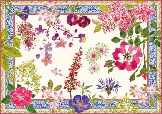 Салфетки под приборы набор 2 шт., MILLEFLEURS, 38 X 54 см.,GIEN