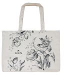 Сумка шопер 44х33х19 см., хлопок, TULIPS, GIEN