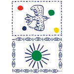 Подстановочные салфетки 2 шт., Птица и Солнце, Сентиментальный архипелаг,38 X 54 см., Gien