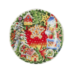 Тарелка десертная Д 22,4 см, Новогодняя FEERIE NOEL 2022, GIEN
