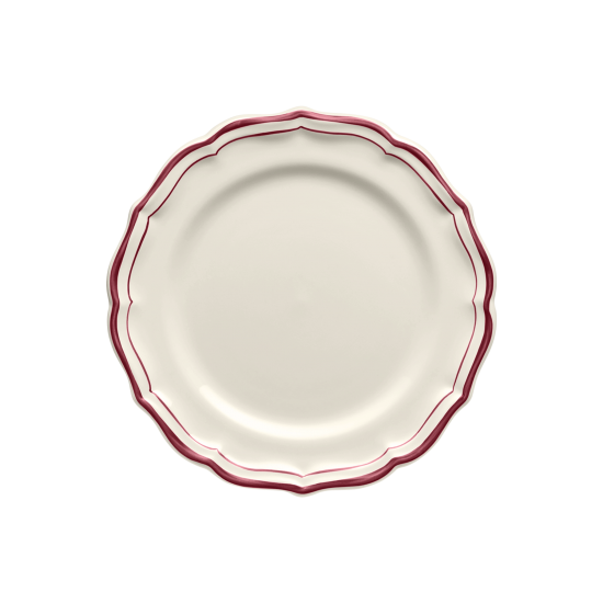 Набор десертных тарелок 4 шт., FILET БОРДО, GIEN, Д 22 см.,1869B4AB22