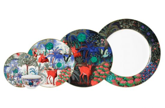 Сервиз чайно - столовый Gien "Дворцовый сад" на 4 персоны, 20 предметов Сервиз чайно - столовый Gien "Дворцовый сад" на 4 персоны, 20 предметов