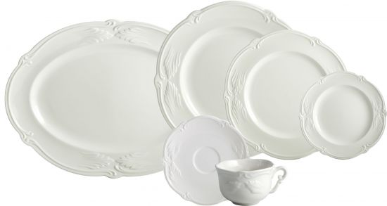Сервиз столовый  ROCAILLE BLANC, GIEN, 4 персоны 21 предмет, артикул ROC21