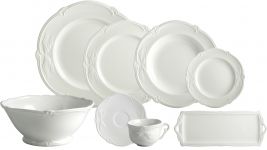 Сервиз столовый  ROCAILLE BLANC, GIEN, 4 персоны 26 предмет, артикул ROC26