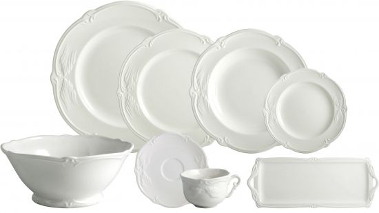 Сервиз столовый  ROCAILLE BLANC, GIEN, 4 персоны 26 предмет, артикул ROC26