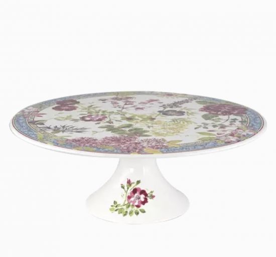 Тортовница Д30 см. В11 см. MILLEFLEURS, GIEN,1643BPGD00  Тортовница Д30 см. В11 см. MILLEFLEURS, GIEN,1643BPGD00