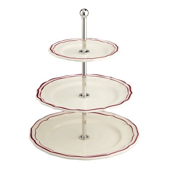 Этажерка для выпечки и фруктов FILET БОРДО, Д 27,4 см. - В 30 см., GIEN, 1869CEMU22